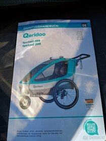Prodám dětský vozík za kolo Queridoo Sportex 1 - 4