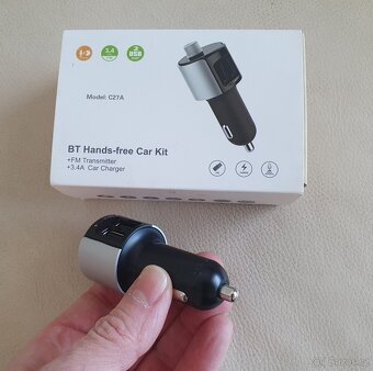 FM Transmitter C27A – Bluetooth, Hands-free, Dual USB - 4