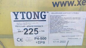 YTONG U 225 YQ profil 225x249x599mm P4-500 + EPS - 4