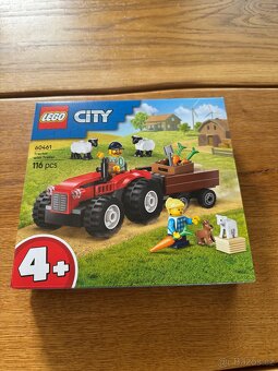 Lego 4200 Těžba 4x4 + 60461 Červený traktor s přívěsem - 4