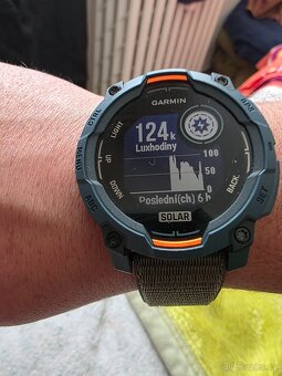 Garmin instinct 3 solar 45mm modré barvy - 4