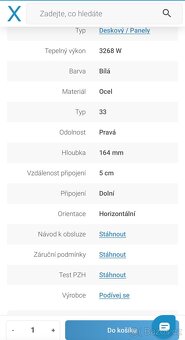Mexen CV33deskový radiátor600 x 1400 mm NOVÝ - 4