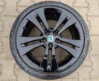 Disky originální Škoda Fabia II, Roomster 5x100 R17 - 4