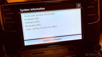 MiB CarPlay autorádio 6,5” pro MQB VW Polo 6C - 4