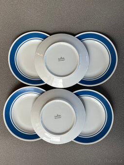 Rosenthal 6x dezertní talíř Modrý lem 17 cm - 4
