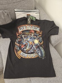 Pánské moto tričko velikost L - 4
