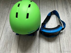 Lyžařské oblečení pro dítě + helma a brýle, rukavice - 4