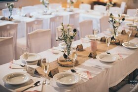 Potahy na židle bílé, svatební, univerzal - 4