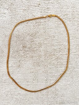 18k zlatý luxusní řetízek Snake - nový model 2025 - 4