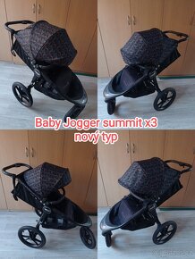 Stříška Baby Jogger summit x3, ceny OD, šití na zakázku - 4