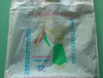 Pytlík na obuv 3. ČS Spartakiáda 1965 + igelitka 1985 - 4