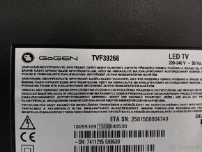 GoGEN TVF 39266,99cm,Full HD,USB - 4