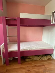Patrová postel včetně boční skříňky - 4