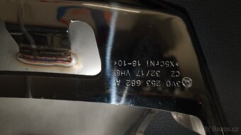 Škoda Superb 3 originální koncovky výfuku nerez NOVÉ - 4