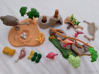 Playmobil Wiltopia savana / zoo SET v dřevěné krabici - 4