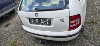 Škoda Fabia 1 kapota, blatníky, nárazník chladiče - 4