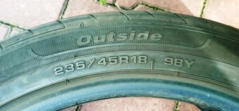 Pneu Fulda a Dunlop 235/45/18 2 a 2 ks - 4