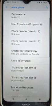 Nokia 7.2 charcoal, 4/64GB + nové ochranné sklo - 4