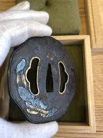 Japonská Starožitná Tsuba - Záštita Japonského Meče - 4