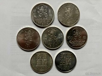 Sada komplet pamětní mince stříbro 1947-1993 Československo - 4