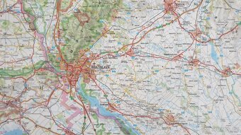 Velká nástěnná automapa Slovenské republiky (1 : 250 000) NO - 4