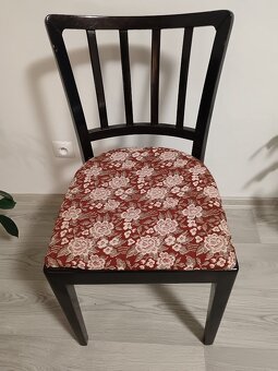 RETRO jídelní židle - 4 ks - pravděpodobně TON - 60. léta - 4