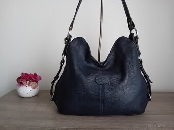Tod's dámská luxusní hobo kabelka kožená - 4