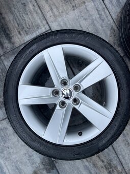 5x100 215/45 R16 letní sada - originál Škoda - 4