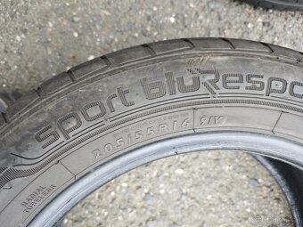 Starší letní gumy Dunlop 205/55 R16 (cena za sadu) - 4