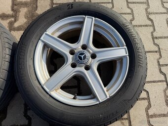 4x al kola 5x112 16 + pneu letní 205/60 R16 - 4