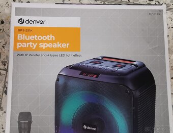 Přenosný reproduktor 400W s mikrofonem - 4
