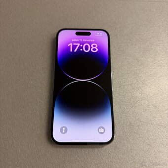 iPhone 14 Pro 256GB deep purple, jako nový, rok záruka - 4