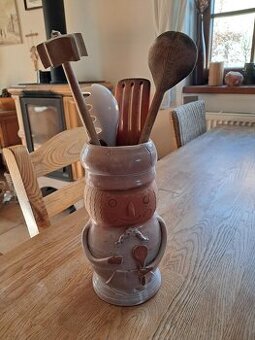 Keramická nádoba/váza - na vařečky apod. - 4