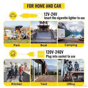 Kompresorová lednice 12V, 24V, 230V 25l chladí/mrazí - 4