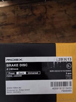 Brzdové kotouče + destičky Ford, Jaguar - 4