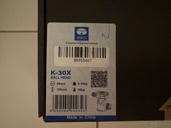 Sirui K-30x stativova hlava - 4