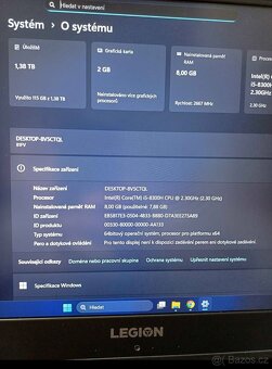 Herní notebook Lenovo legion 5 - 4