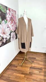 Luxusní objemný vlněno kašmírový kardigan Riani PC 12.900 - 4