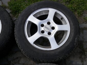 ALU kola Škoda s pneu zn. Barum - 4