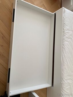 Postel 120x200 se šuplíkem + rošt V ZÁRUCE - 4