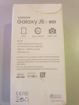 Prodám Samsung Galaxy J5 - 4