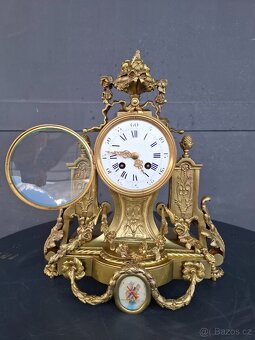 Francouzské bronzové hodiny - 4