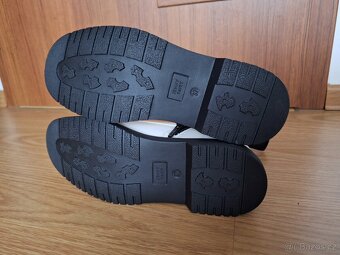 Dámská šněrovací vyšší obuv bílá, 37, NOVÁ - 4