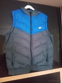 Pánská vesta Zn.Nike - Šedo/ modrá, vel.XXL - 4