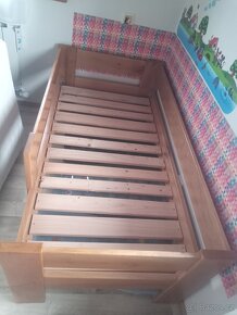 Postel 80x160cm masiv Dub - 4