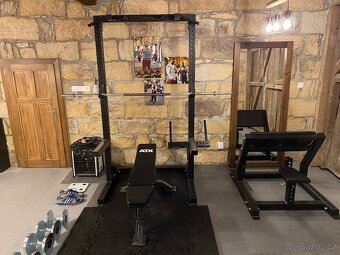 Robustní půlklec Half rack + adaptér na dipy - 4