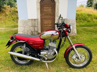 Jawa 350 s TP ČR, Californian 5, červená metalíza - 4