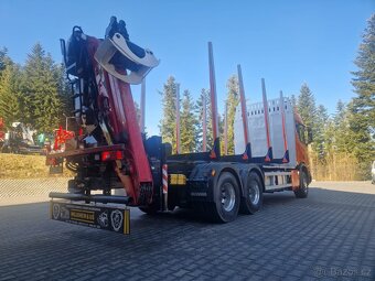 Lesovoz LESOVÚZ Scania V8 R580 do drewna lasu stos kłoda - 4