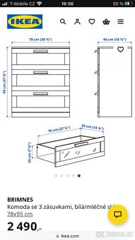 Komoda BRIMNES (ikea) - 4