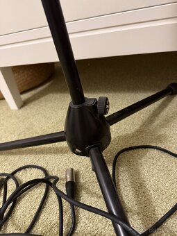 Mikrofon AKG C1000S + K&M stojan + kabel + obal - mam 2 sady - 4